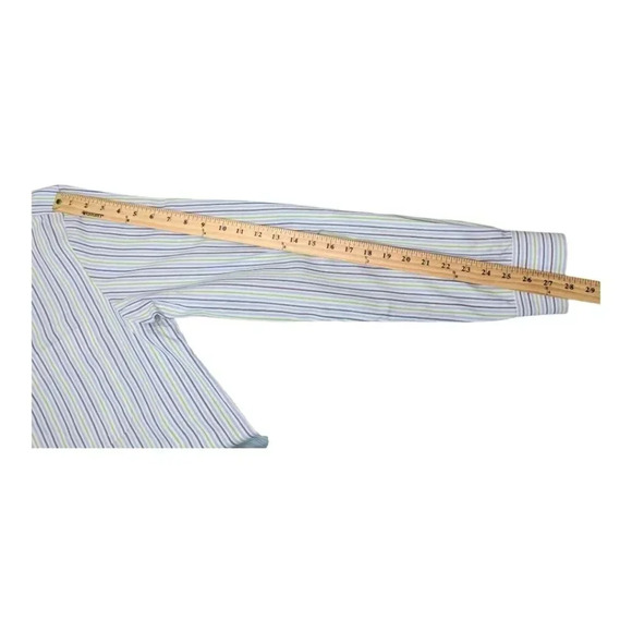 Eddie Bauer Men's Wrinkle Resistant Striped Button Down Dress Shirt Size LT - Picture 11 of 16